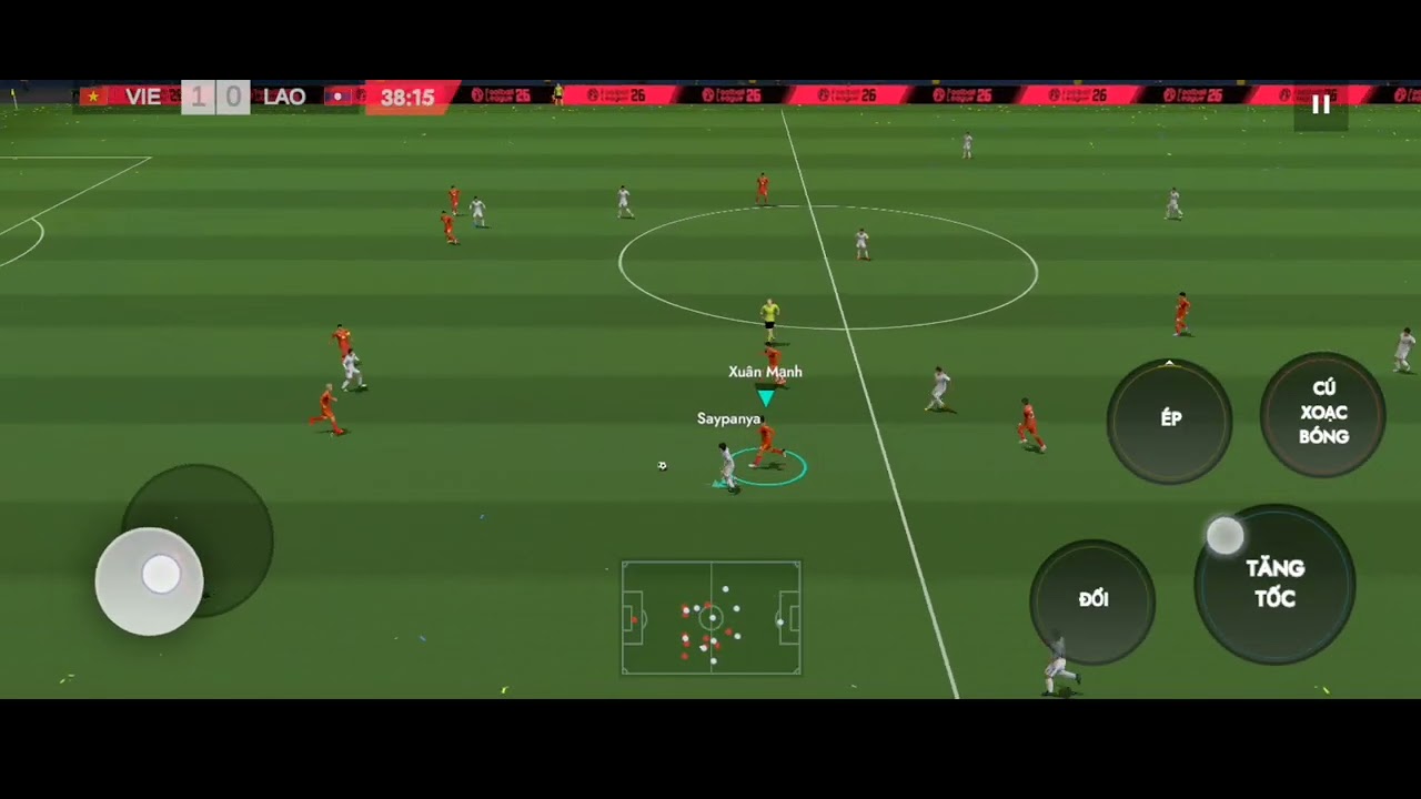 Football League 2026#1: Việt Nam vs Lào Giao Hữu