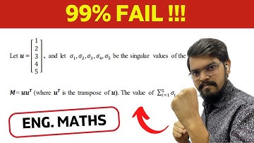 99% FAILED to Solve this GATE 2024 Question | Linear Algebra | Engineering Mathematics