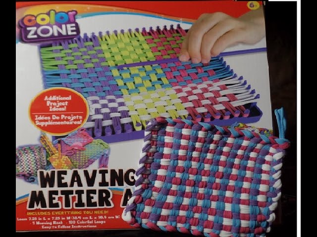 How to Use the Made By Me Weaving Loom to Weave a Potholder 