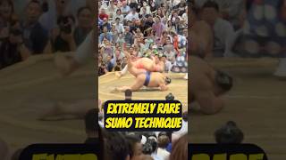 Extremely Rare Sumo Winning Technique Only Seen 11 Times in History