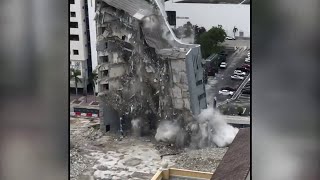 Demolition of old building makes way for new office tower in Fort Lauderdale