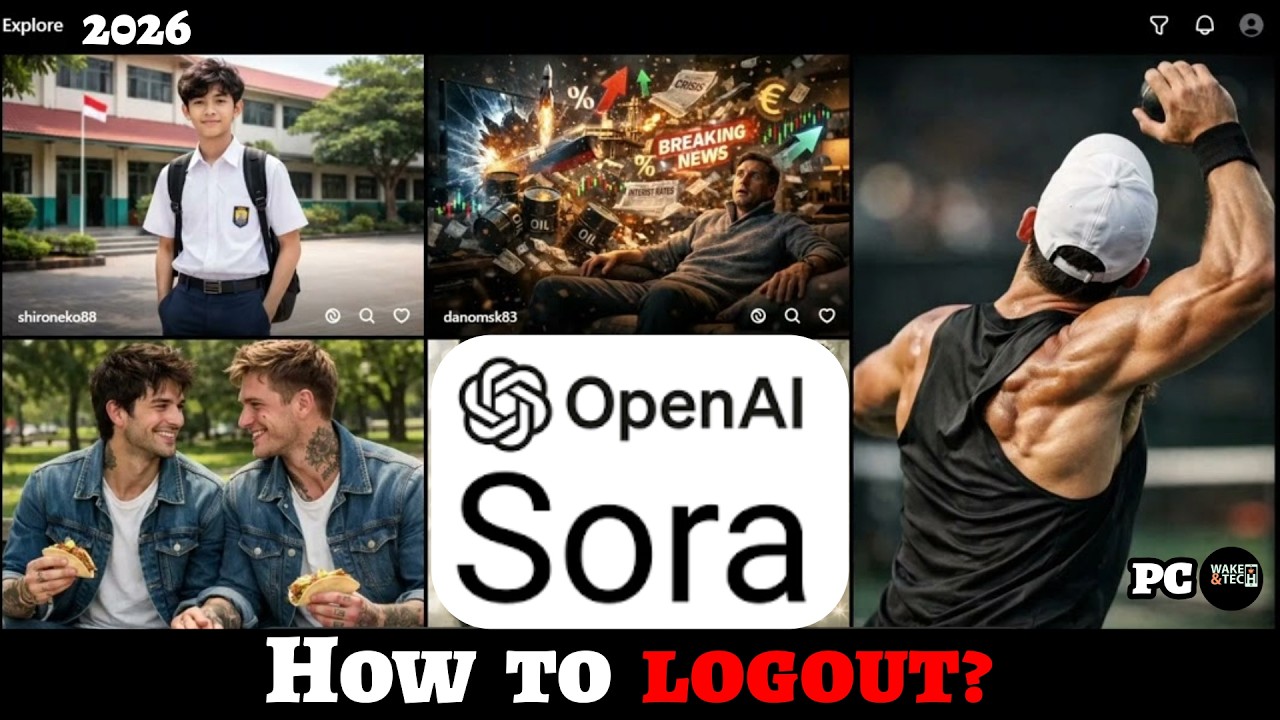 How to Log Out of Sora AI – Step by Step Guide 2026 - YouTube