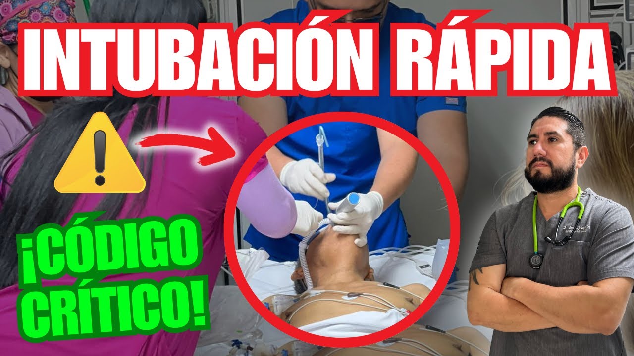 INTUBACIÓN en paciente crítico 🚨🫁 | Simulación avanzada paso a paso ✅ (Vean hasta el final)
