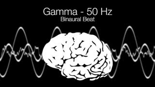 'Intense Focus' Gamma Binaural Beat  50Hz (1h Pure)