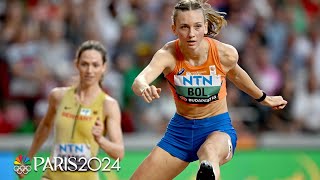 Femke Bol, out for revenge, dominates 400m hurdles heat at Worlds | NBC Sports