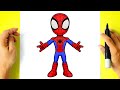 How to draw spiderman  spidey and his amazing friends