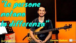 Testimonianza di Davide Galloni sul Basslab e sul Bassista Contemporaneo