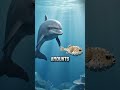 Dolphins discovered how to use puffer fish toxin #shorts #facts #dolphin #fish