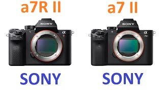 Sony a7R II vs Sony a7 II