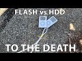 Flash vs Hard Drive. Don’t watch if you love iPods.