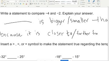 ASSESSMENT: Use positive and negative numbers and absolute values to describe real world contexts