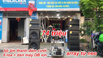Bộ loa đám cưới chỉ 74tr , đầu tư thấp - hiệu quả cao - mau hồi vốn . DVH audio 0363553277