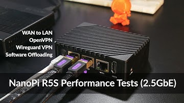 OpenWRT - NanoPi R5S Performance Test (NAT, OpenVPN & Wireguard VPN)