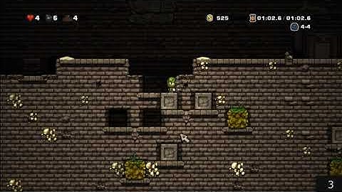 Spelunky Olmec Fight Tutorial - 5 Bomb Pasteless Safe Strat