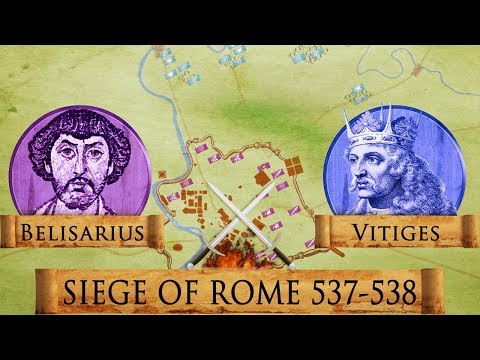 Siege of Rome 537-538 - Roman - Gothic War DOCUMENTARY