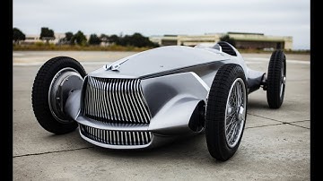 INFINITI Prototype 9 EV retro race car:  EXCLUSIVE FIRST LOOK