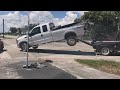 Man Tries to Drive Away in Truck as It’s Being Towed