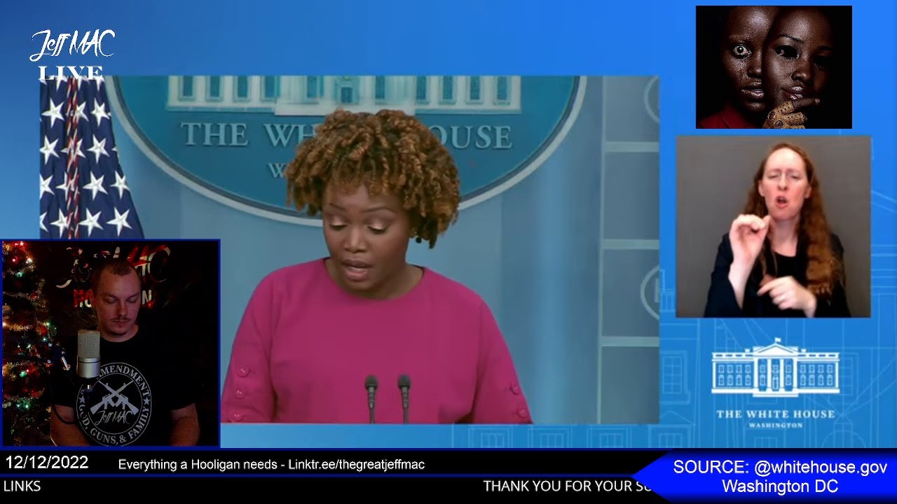 Live Now Wh Press Briefing Clown Show With Kjp Youtube