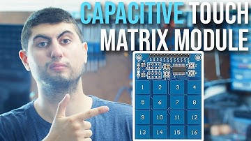 TTP229 16-Channel Digital Capacitive Matrix Module | How smartphones touch screen work #arduino