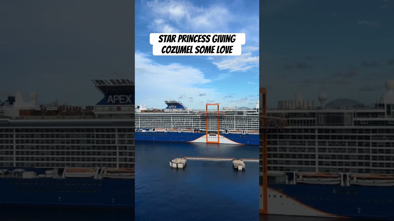 Star Princess Cozumel Love Boat Horn #starprincess #cozumel #princesscruiseship #shorts