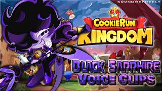 All Black Sapphire Cookie Voice Clips • Cookie Run: Kingdom • Voice Lines • (Barrett Leddy) ENGLISH