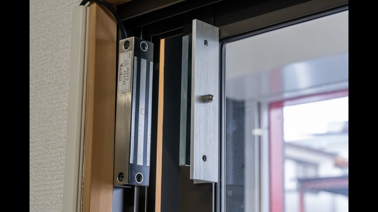 片引きの引き戸に電気錠を取付けるなら、電磁式電気錠「LC4500DLSS」にお任せ！（VOLCALOCK 電磁錠） YouTube