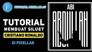 Cara Membuat Siluet Cristiano Ronaldo Juventus | Tutorial Pixellab #3 screenshot 2
