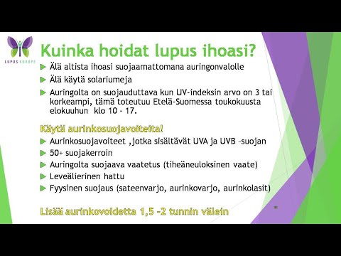 Video: Systeemisen Lupus Erythematosuksen Hoito