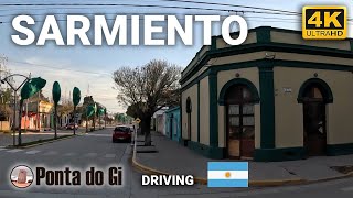 Un PUEBLO lleno de HISTORIA en el NORTE de CORDOBA - SARMIENTO y BARRANCA YACO #driving 4K ARGENTINA