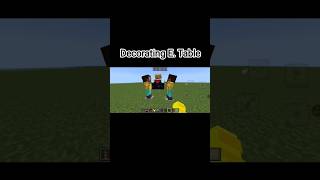 Best way to decorate enchanting table. 🌟 MINECRAFT. #minecraft #gaming #shorts #decorate