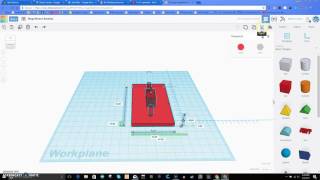 TinkerCad Lightswitch Plate