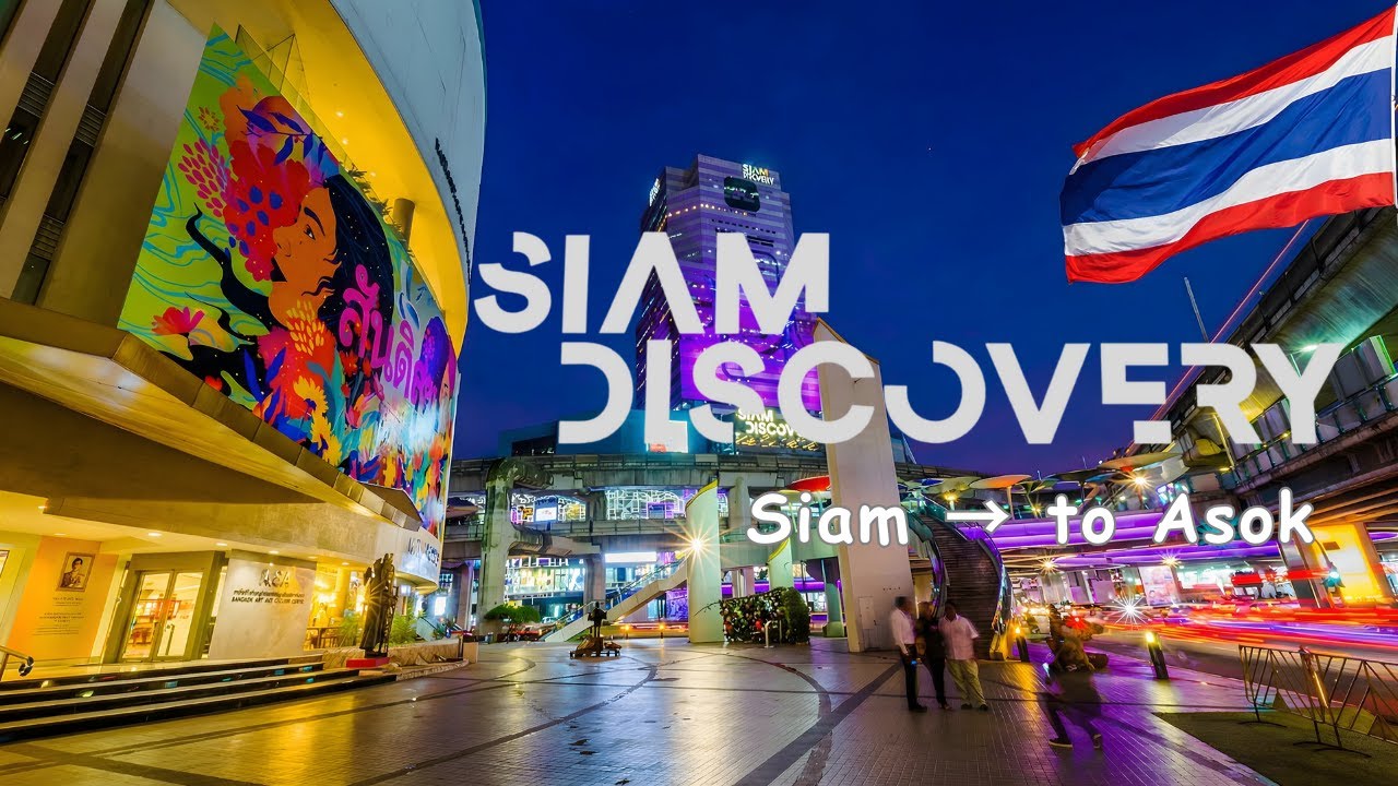Siam to Asok | Bangkok Night Walk 🇹🇭 | Long Walking Video 4K