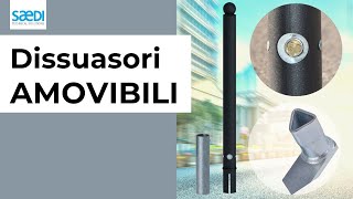 Paletti Dissuasori Di Sosta Amovibili Con Chiave Triangolare, Rimovibili, Smontabili