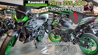 Pormado at Modern ng 2024 Kawasaki Z500 SE Full Specs & Features Price Php 355,600 BiBili ka ba ?