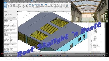 Roof Skylight in Revit #shortsvideo #shorts #autocadmodeling #youtube #youtubevideo #microstation