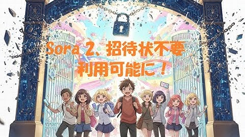 【速報】Sora 2、招待状不要で利用可能に！始め方、新機能、料金、著作権問題を初心者向けに徹底解説