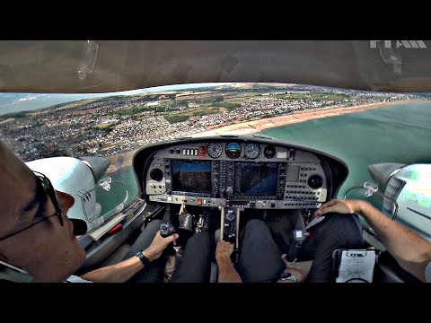 Diamond DA42 Single Engine Circuit & Go Around | MEP Flight Training @ FTA Global | Cockpit View ATC