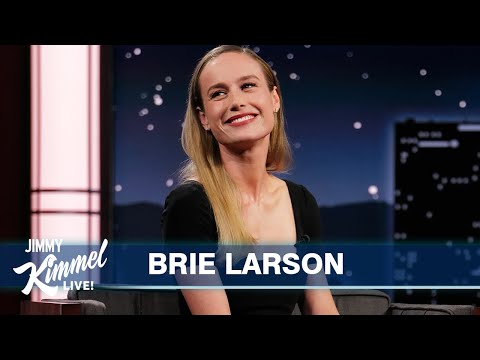 Brie Larson on Captain Marvel Roller Coaster