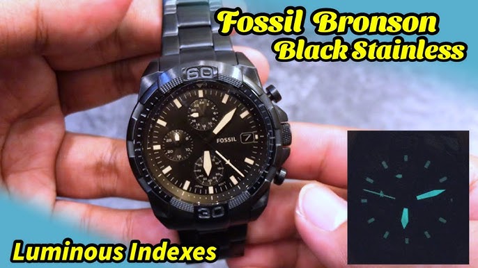 Ceas YouTube Fossil - Cronograf barbatesc BRONSON 5714 FS