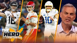 Mahomes, Herbert, Lawrence highlight Colin's Top 10 QBs next season | NFL | THE HERD