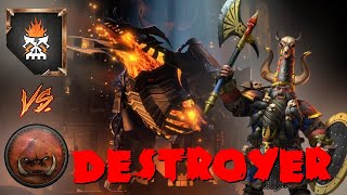 Zhatan Unleashes THE K'DAAI DESTROYER | Chaos Dwarfs vs Greenskins - Total War Warhammer 3