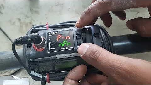 Keyence Flow meter Reset