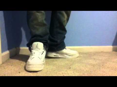 Air Jordan 3 "Pure Money" on feet - YouTube