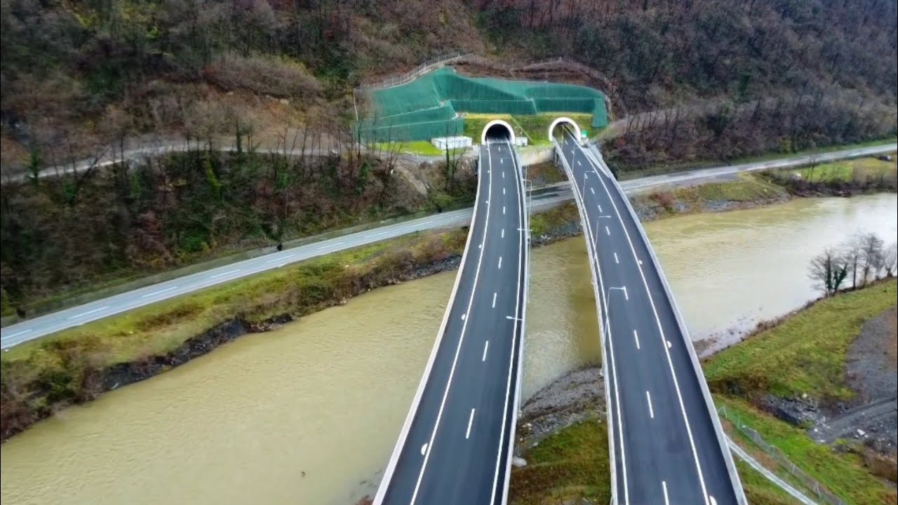 Koridor 5c snimak dronom poddionice koja se otvara u 2025 godini  