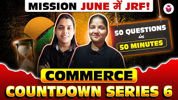 UGC NET 2025 Commerce 50 Most Important Questions | Paper 2 Commerce Important MCQs Questions