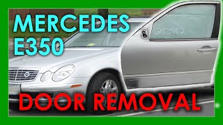 E350 Front Door Remove and Install,E320,W211