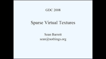 Sparse Virtual Textures - Sean T. Barret (2008) (reupload)