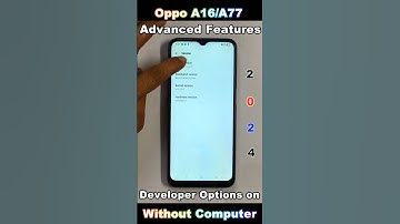 How to Enable Developer Options in OPPO A16 / A77 – Enter Advanced Settings 🔥 #smartphone