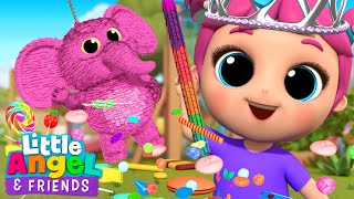 Princess Birthday Song! | Little Angel And Friends Kid Songs