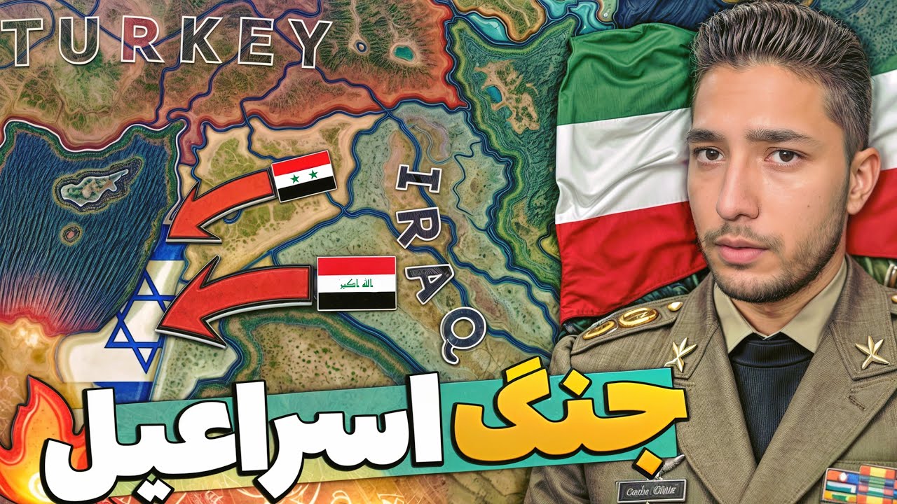شبیه سازی جنگ ایران و اسراعیل🔥 جنگ جهانی سوم
